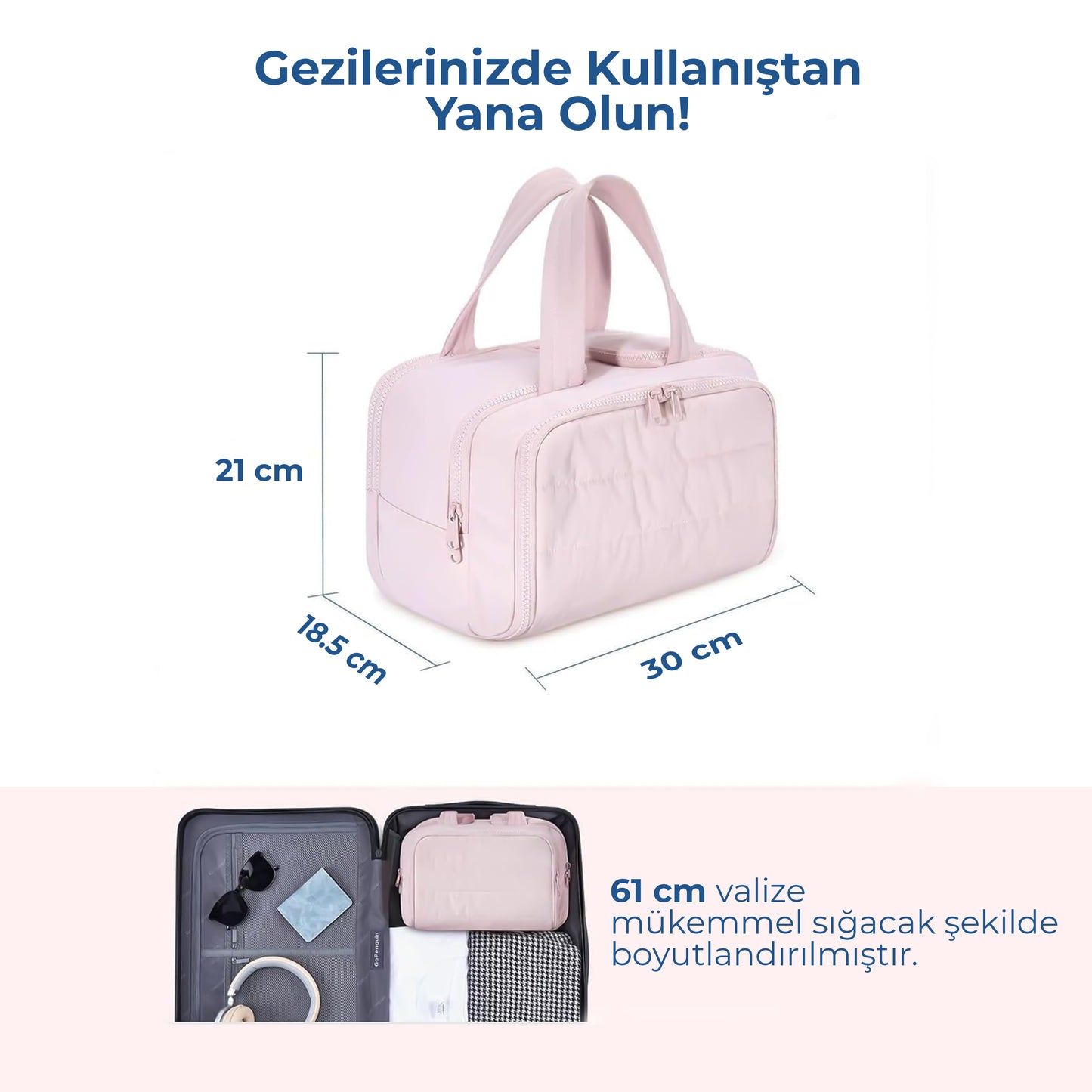 Lunviah Kozmetik Çantası