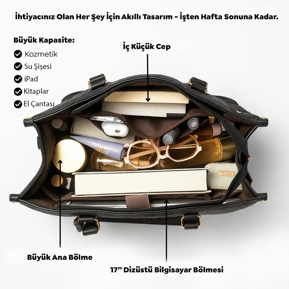 Lunviah® 3’ü 1 Arada Akıllı Çanta
